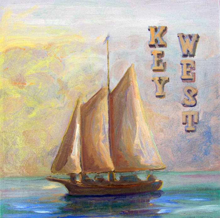 TouristPainting04 10x10MelSmothers2010