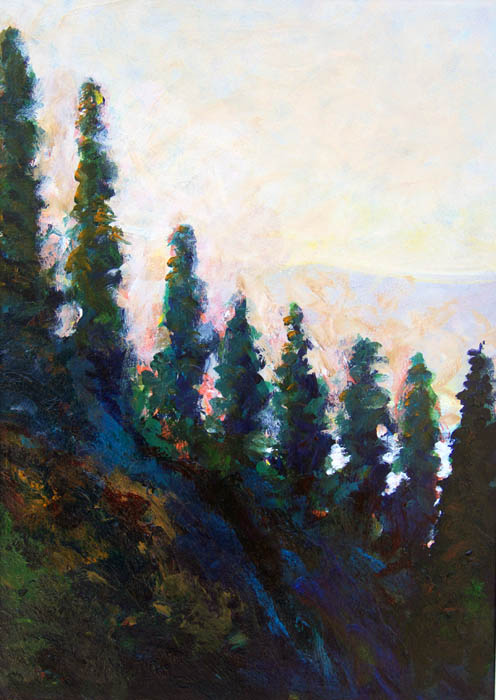 Old Tahoe Hwy #05 10x14 oilonpaper02